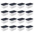 thumbnail image 1 of Sterilite Bac de Rangement Robuste Empilable de 116 Qt avec Couvercle, (Lot de 16), 1 of 9