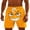 Yellow#men's hawaiian shorts, variant on Lcziwo Mens Summer Pool Swimwear Funny Cartoon Print Loose Swim Trunks Quick Dry Beach Holiday Shorts Yellow,XXL