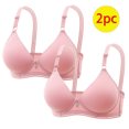 thumbnail image 2 of Birdeem Bras for Women 2Pc Womans Color Comfortable Hollow Out Perspective Bra Underwear No Rims, 2 of 12