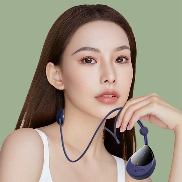 Antqov Intelligent Neck, Neck Massager with Heat, Smart Neck Pendant, 4 Modes 9 Massage Deep Tissue for Neck Relaxing, for Mom,, Home Accessories
