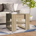 thumbnail image 1 of vidaXL Coffee Table Sonoma Oak 55.5x55x45 cm Engineered Wood, 1 of 4