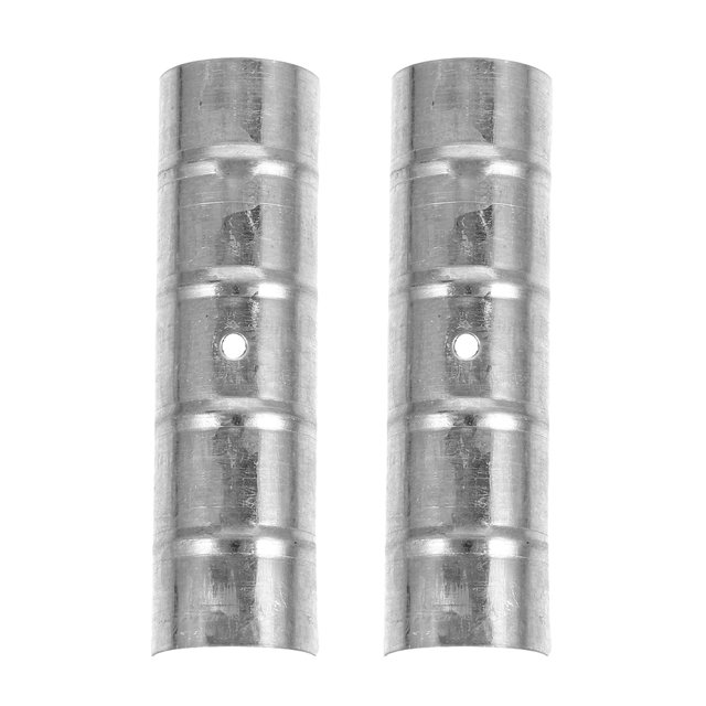 KAKOWELY 2pcs Roman Rod Connector Hollow Curtain Rod Connection Part Window Drapery Rod Joints,5.12X"X0.98"X0.79"
