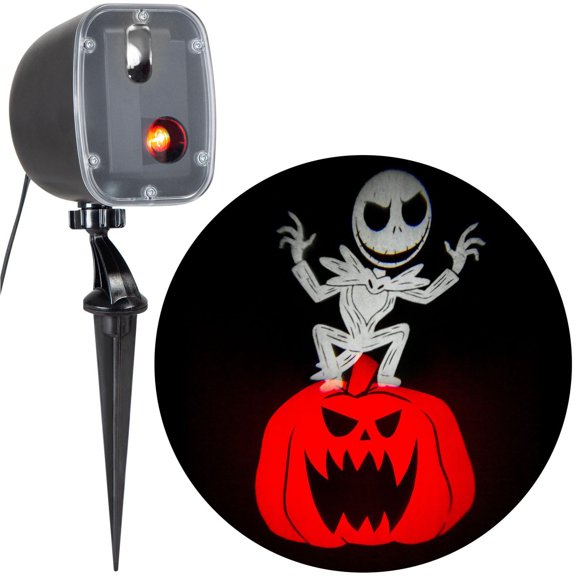 Lightshow Projection Plus Rising+Static Nightmare Before Christmas HALL Disney (Orange/White)