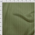 thumbnail image 3 of oneOone Viscose Chiffon Fabric Floral & Flying Swan Block Printed Fabric 1 Yard 42 Inch Wide, 3 of 4