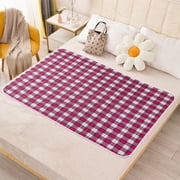 Reusable Bed Pad, Waterproof Incontinence Pad, Washable Mattress Protector for Seniors, Extra Large Chair Pad with Breathable Surface, Multi-Layer Protection Bed Pad for Home Use
