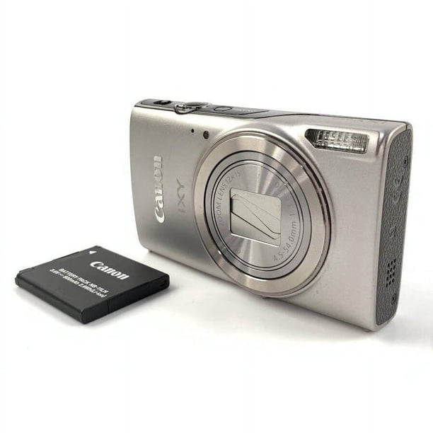 Canon PowerShot IXY 650 (ELPH 360) HS Digital Camera (Silver) with