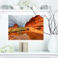 thumbnail image 1 of Clear Lake Vermillion Cliffs - Oversized Landscape Canvas Art, 1 of 3