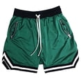 thumbnail image 2 of Mens Shorts, Mens Summer Solid Color Sports Fitness Breathable Shorts, 2 of 3