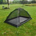 thumbnail image 3 of 2 Person Ultralight Mosquito Net Tent Mesh Portable Camping Mosquito Net Tent Black, 3 of 7