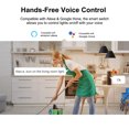 thumbnail image 4 of SONOFF T2US3C-TX 3 Gang Smart WiFi Wall Light Switch 433MHz RF Remote Control APP/Touch Control Timer US Standard Panel Smart Switch Compatible with Google Home/Nest & Alexa, 4 of 8