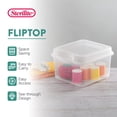 thumbnail image 3 of Sterilite Boîte de Rangement en Plastique Transparent à Couvercle Rabattable avec Loquet avec Couvercle (Lot de 36), 3 of 9