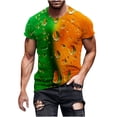thumbnail image 1 of Birdeem Nouveau T-Shirt de Mode pour Hommes Impression 3D Bière Non Positionnée Manches Courtes Col Rond T-Shirt Décontracté Haut de Sport Blouses, 1 of 1