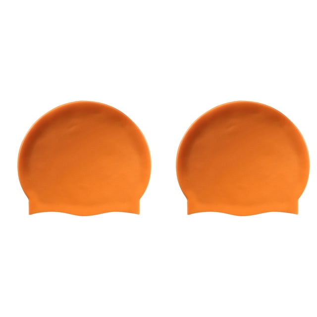 EGNMCR Pool Accessories, Sports & Outdoors 2PC Adult Universal Pure Ear Protection Swimming Caps Swimming cap