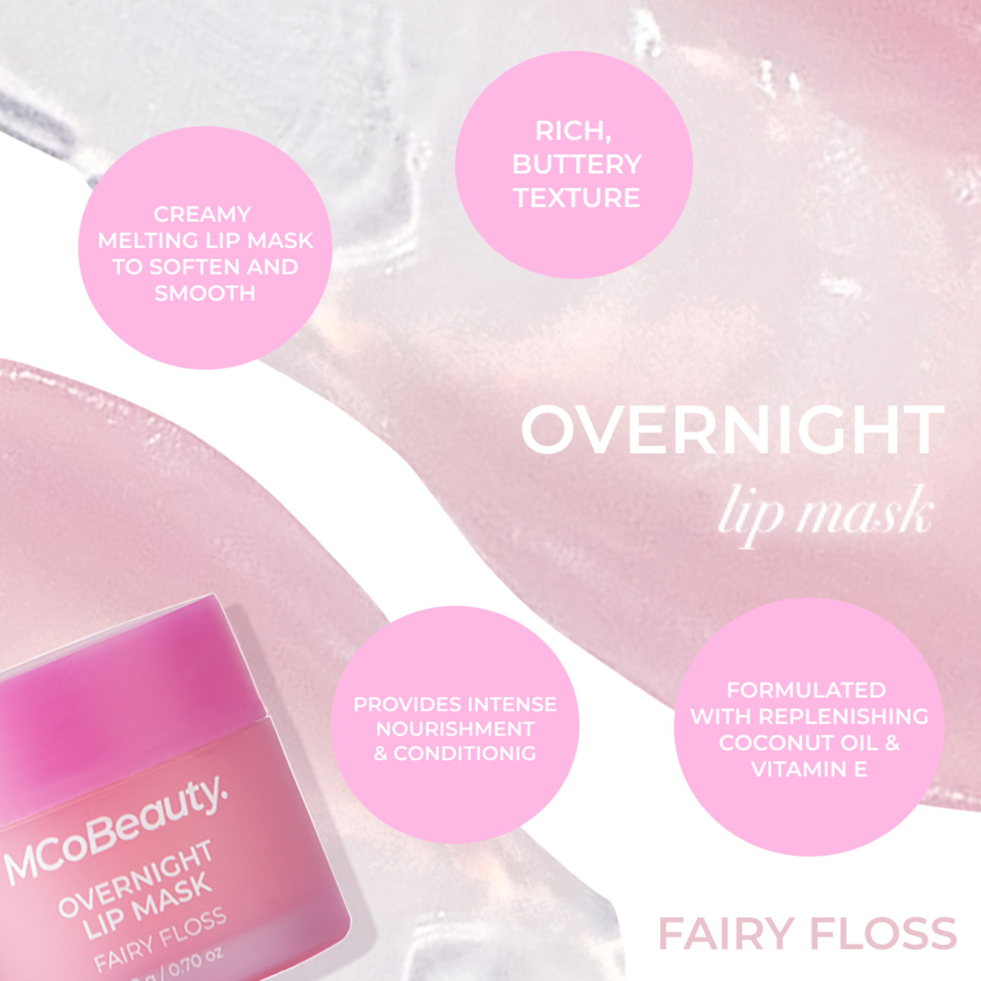 MCoBeauty - Masque pour les Lèvres de Nuit