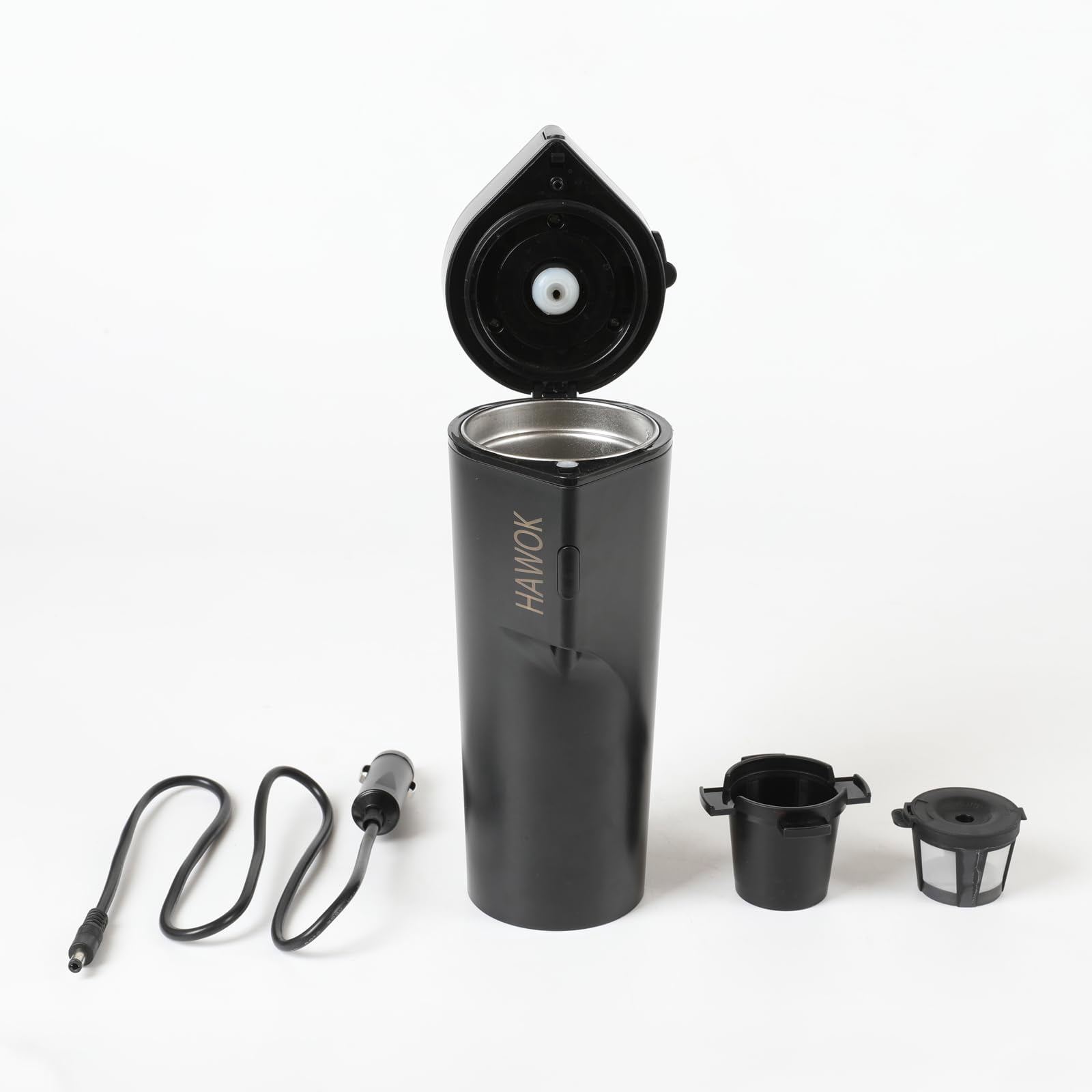 HAWOK Prtable Coffee Maker 12V Travel Espresso Machine, Single Cup 8 oz