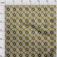 thumbnail image 3 of oneOone Viscose Chiffon Dark Olive Green Fabric Abstracts Craft Projects Decor Fabric Printed By The Yard 42 Inch Wide, 3 of 5