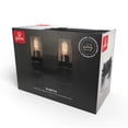 thumbnail image 3 of 3-Piece Matte Black Powder Room Set with 13" 2-Light Vanity Fixture, 91007982, 3 of 9