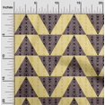 thumbnail image 1 of oneOone Cotton Silk Fabric Stripe|Diamond & Triangle Geometric Printed Craft Fabric BTY 42 Inch Wide, 1 of 4