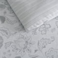 thumbnail image 4 of Martha Stewart Everyday 3-Piece Reversible Juliet Jacobean Cotton Comforter Set, Grey, Double/Queen, 4 of 8