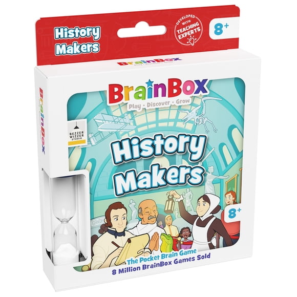 BrainBox Pocket – History Makers Educational Card Game (EN)