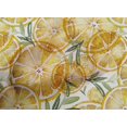 thumbnail image 5 of oneOone Cotton Poplin Yellow Fabric Leaves & Lemon Sewing Craft Projects Fabric Prints By Yard 42 Inch Wide, 5 of 5
