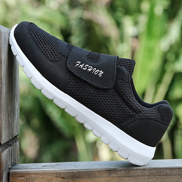 Men Mesh Breathable Slip On Sneakers Anti Skid Running Walking Outdoor Shoes
