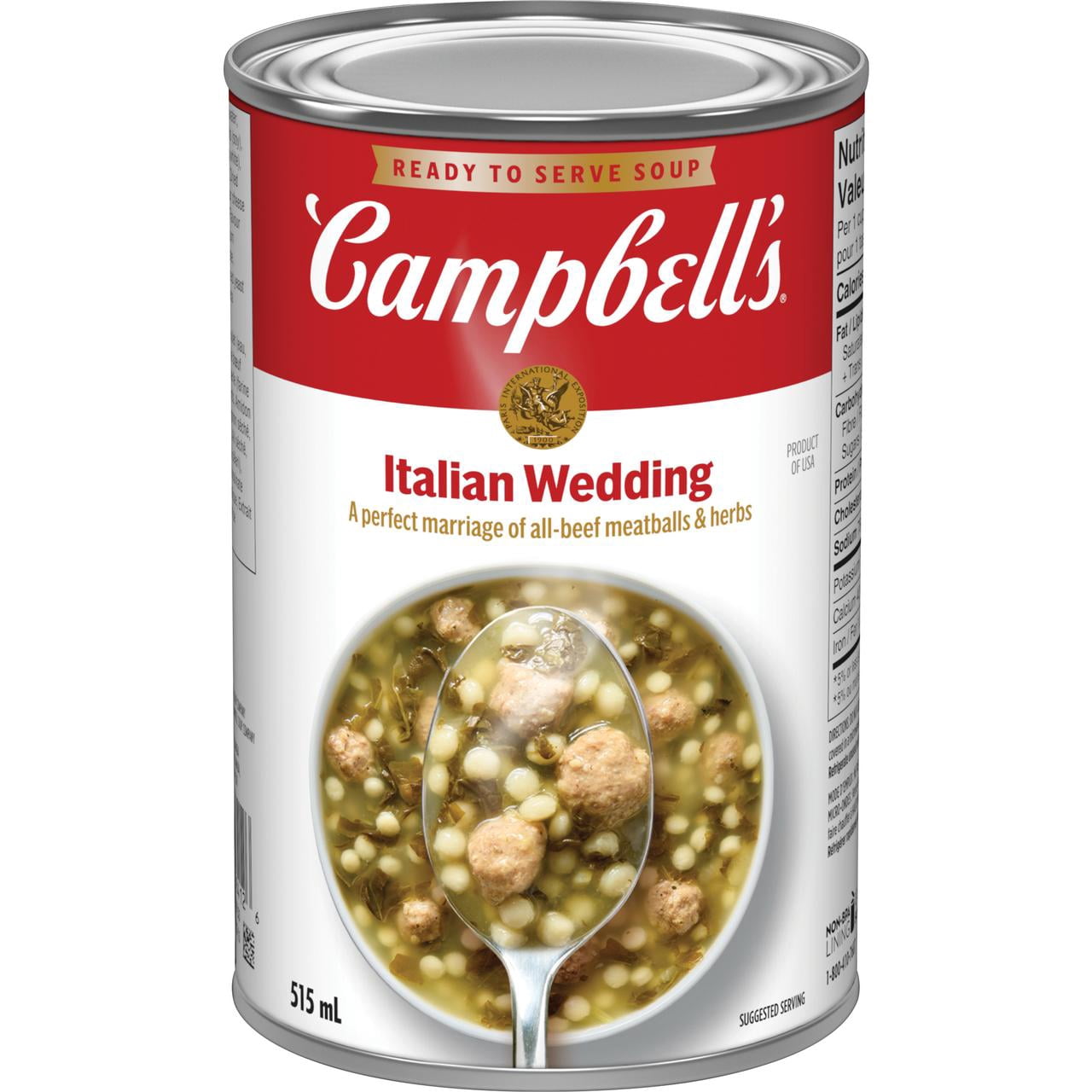 Campbell's® Ready to Serve Italian Wedding Soup, Shelf Stable