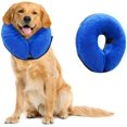 thumbnail image 1 of Collier Gonflable pour Chiens, Collier de Protection pour le Cou pour Chats et Chiens, Cône de Collier pour Animaux pour la Récupération après Blessures, Éruptions Cutanées, Chirurgie, Collier de Récupération pour Animaux Protecteur et Ajustable avec 3 Tailles, G, 1 of 7