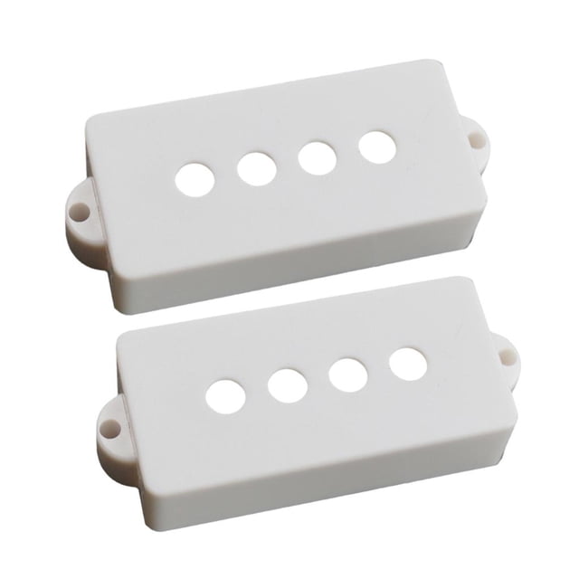 Esquirla 2 Pcs Couvercles de Ramassage en Plastique avec Trous Blancs pour 4 Cordes