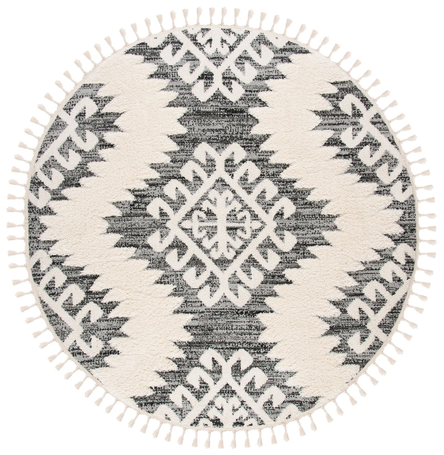 Safavieh Moroccan Tassel Desmond Tapis Géométrique Shag