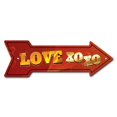 thumbnail image 1 of SignMission P-ARROW-999762 6 x 18 Po Large Amour XO XO Signe Flèche, 1 of 1
