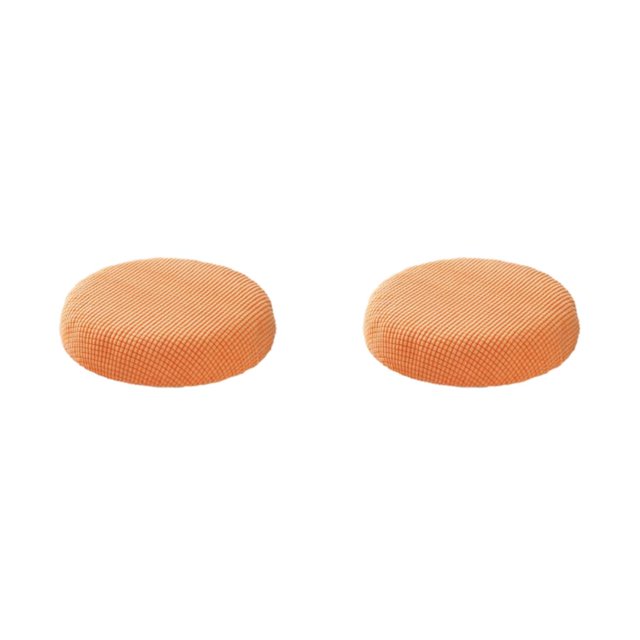 relayinert Round Cushion Mildly Waterproofed For Relaxation Mild Waterproofing Seat Covers orange 2Set
