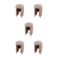 thumbnail image 1 of Youkk Ready For Winter Thicken Earflap Caps Wear-resistant Earflap Caps Autumn pink 5Set, 1 of 6
