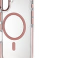 thumbnail image 5 of onn MagSafe Compatible Soft Shell Bumper Phone Case for iPhone 16, Clear & Pink, 5 of 5