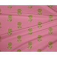thumbnail image 4 of oneOone Tissu Polyester Lycra Tissu Imprimé Floral en Blocs 1 Yard 56 Pouces de Large, 4 of 4