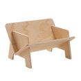 thumbnail image 2 of Bibliothèque Inclinée en Bois Support Triangulaire en Forme de V Polissage Fin pour Bureau Dortoir, 2 of 8