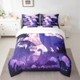 thumbnail image 2 of YST 7Pcs Cartoon Dinosaur Comforter Sets Twin Size, Jungle Theme Bed in a Bag, Polyester Bedding Set, 2 of 5