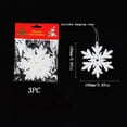 thumbnail image 1 of Pendentif Flocon de Neige Blanc en Plastique, 1 of 5