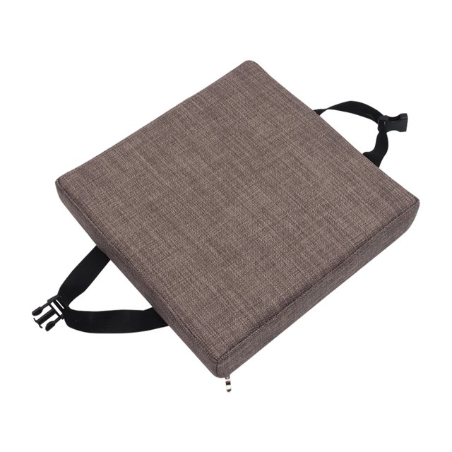 Langgg Portable Chair Mat For Stool In Indoor And Outdoor Settings Washable Square Seat Cushions Seat Pad Smoke gray