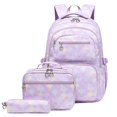 thumbnail image 2 of TIEVOSA Girls' Elementary School Backpack Set – Printed Children's Fatigue Large Capacity 3 Piece Bag Set, 2 of 5
