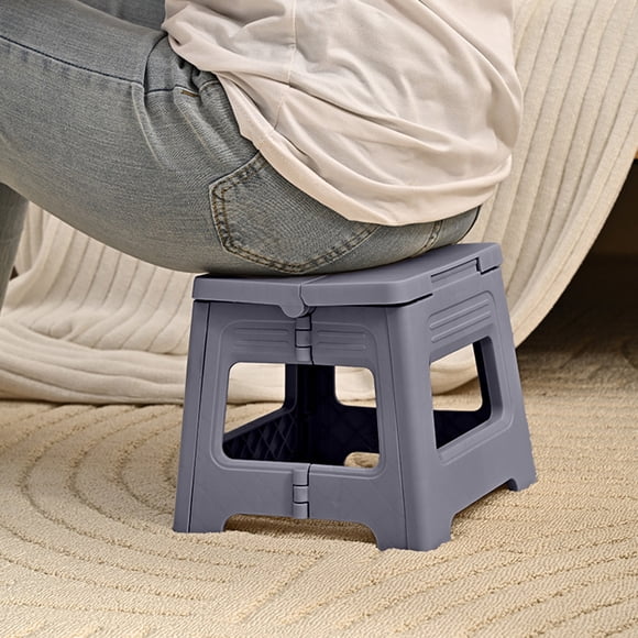 FHBVT Space Saving Small Stool Folding Stool for Home Office or Outdoor Use Compact and Portable with Strong Load-Bearing Capacity Ideal for Travel Camping or Tight Spaces