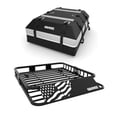 thumbnail image 2 of AKDSteel  Universal Rooftop Cargo Basket, Heavy-Duty Roof Rack Luggage Holder, 200 lb Load Capacity for SUVs, Trucks and Cars, 2 of 9