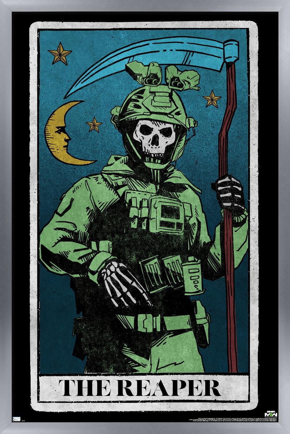 Call of Duty: Modern Warfare 2 - Ghost Tarot Card Wall Poster