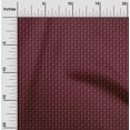 thumbnail image 2 of oneOone Cotton Poplin Maroon Fabric Asian Block Sewing Craft Projects Fabric Prints By Yard 42 Inch Wide, 2 of 4