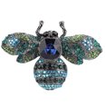 thumbnail image 1 of Vintage Brooch, Bee Shape Beautiful Attractive Brooch Jewelry  For Parties Blue, 1 of 8