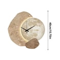 thumbnail image 3 of Modern Wall Clock for Living Room Decor - Silent Non-Ticking Quartz Hanging Clock with LED Light, 3 of 7