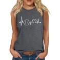 thumbnail image 1 of LSLJS Womens Tank Tops Independence Day Graphic Tank Tops Summer Casual Loose Tanks Music Vacation Tank, Womens Tank Tops, 1 of 4