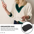 thumbnail image 4 of Shisuyan Travel Cable Organizer Pouch Data Cable Organizer Black 1Set 8.5x5.1in, 4 of 8