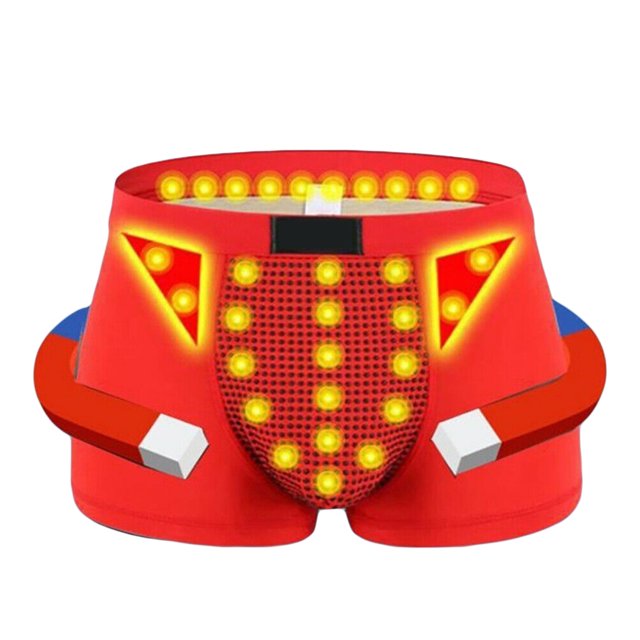 Kmbangi Soft Boxer Briefs Magnetic Therapy Underwear Bottoms Shorts