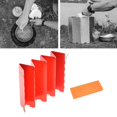 thumbnail image 3 of koolsoo Camping Stove Windscreen Folding Backpacking Outdoor Stove Windshield Red, 3 of 9